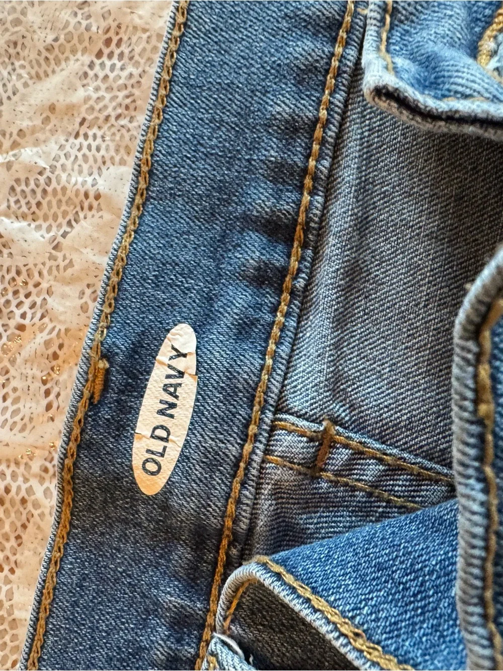 Old Navy Light Blue Denim Jean Shorts - Picture 5 of 6